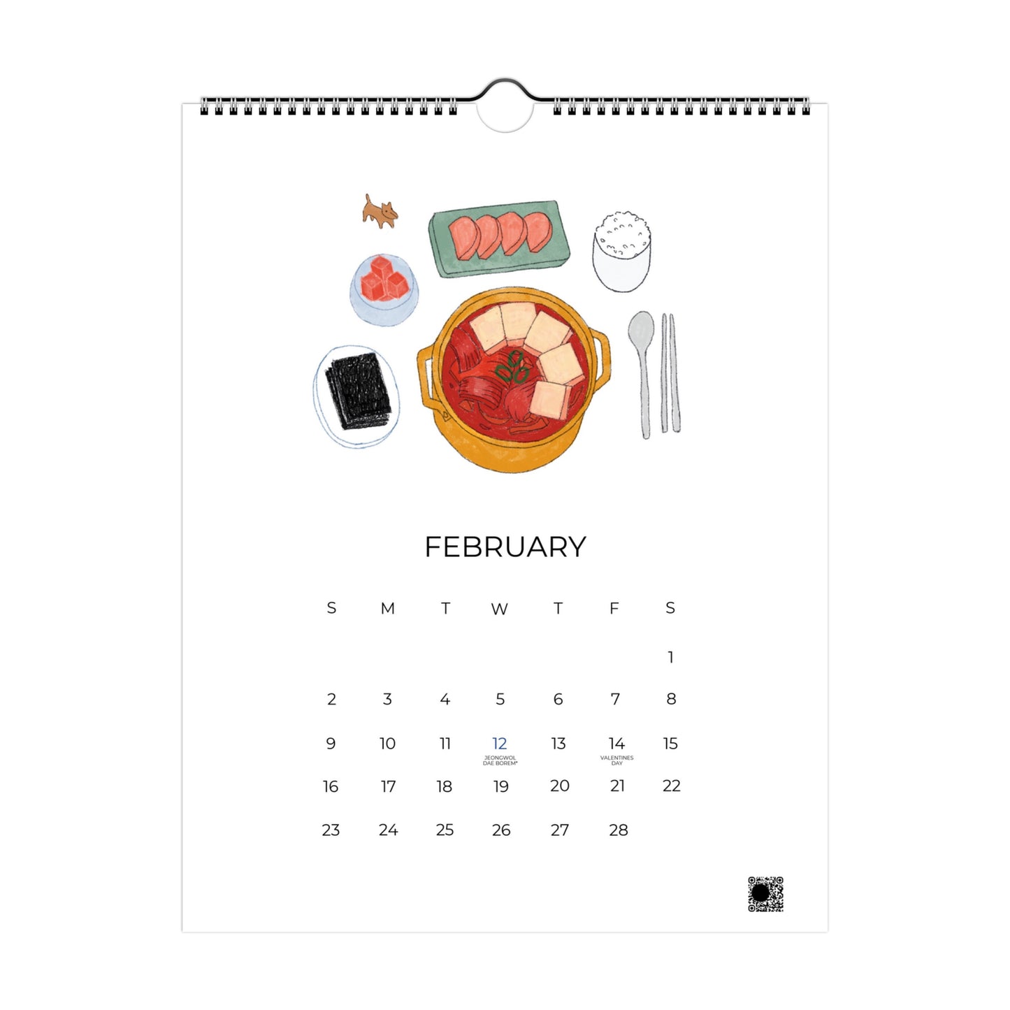 2026 Cooking Calendar (US & Canada ONLY)