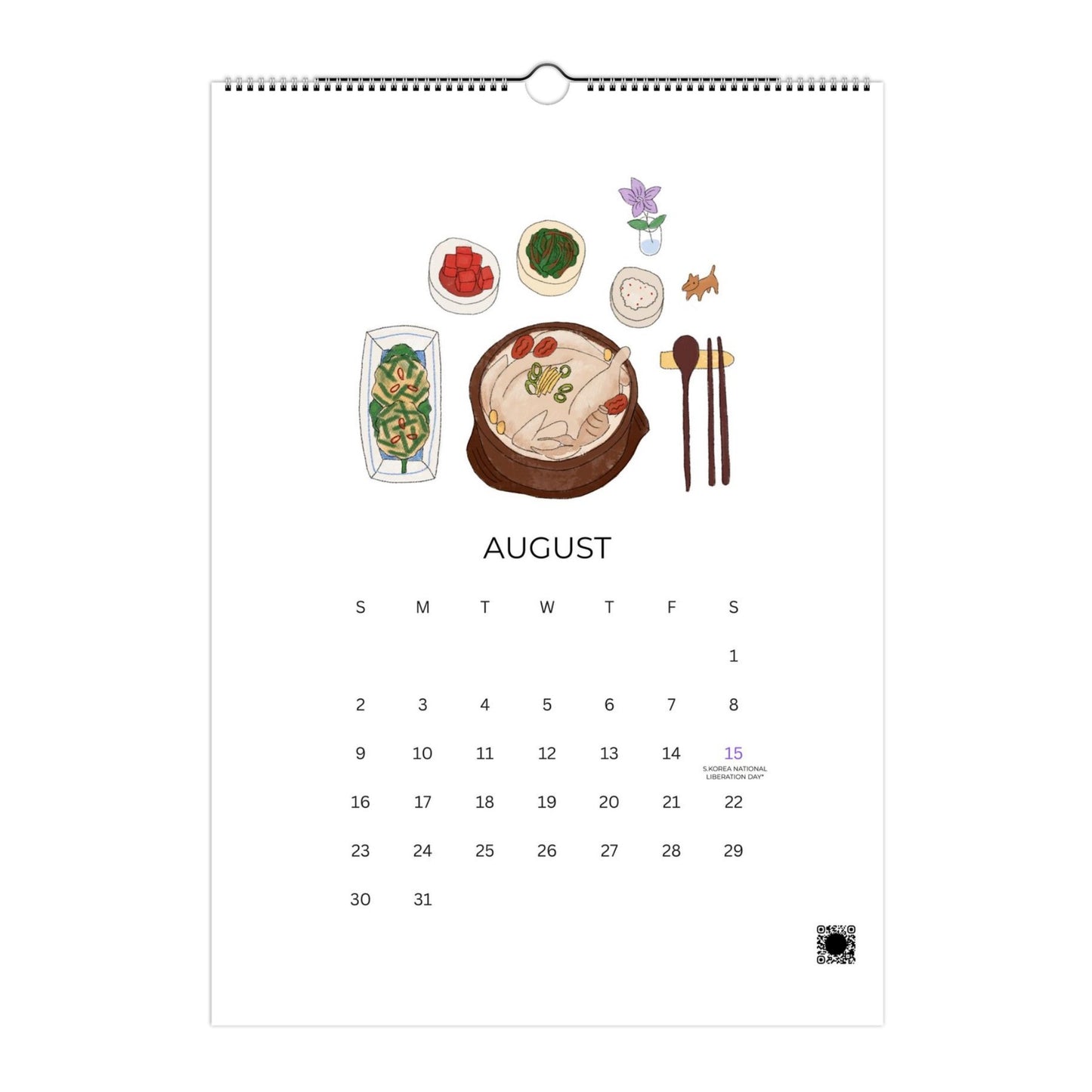 2026 Cooking Calendar (US & Canada ONLY)